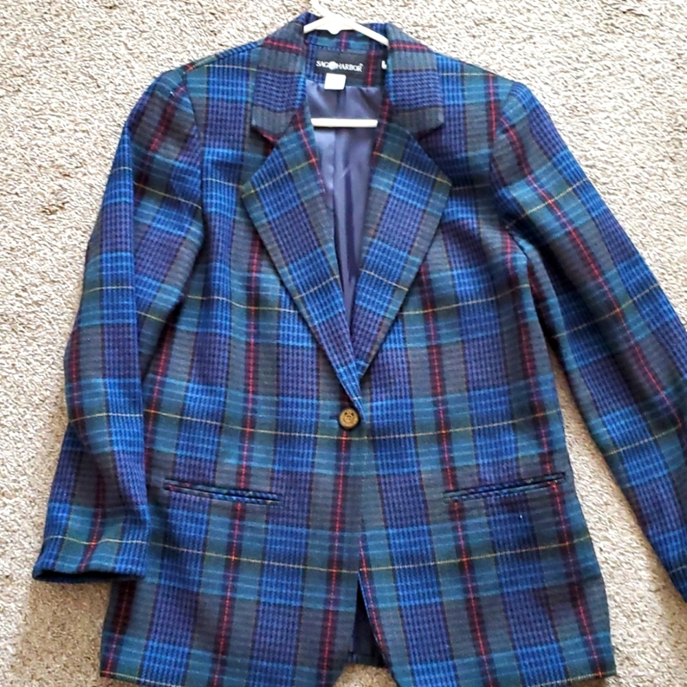 SAG HARBOR SIZE 10 BLAZER JACKET